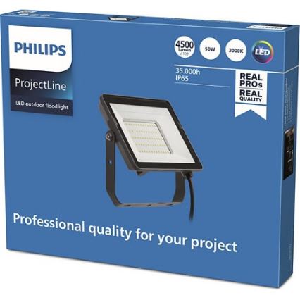 Philips - LED Lauko prožektorius PROJECTLINE LED/50W/230V IP65 3000K