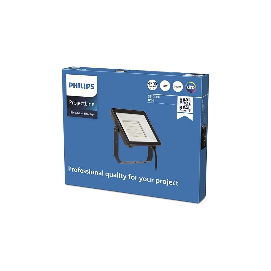 Philips - LED Lauko prožektorius PROJECTLINE LED/50W/230V IP65 3000K