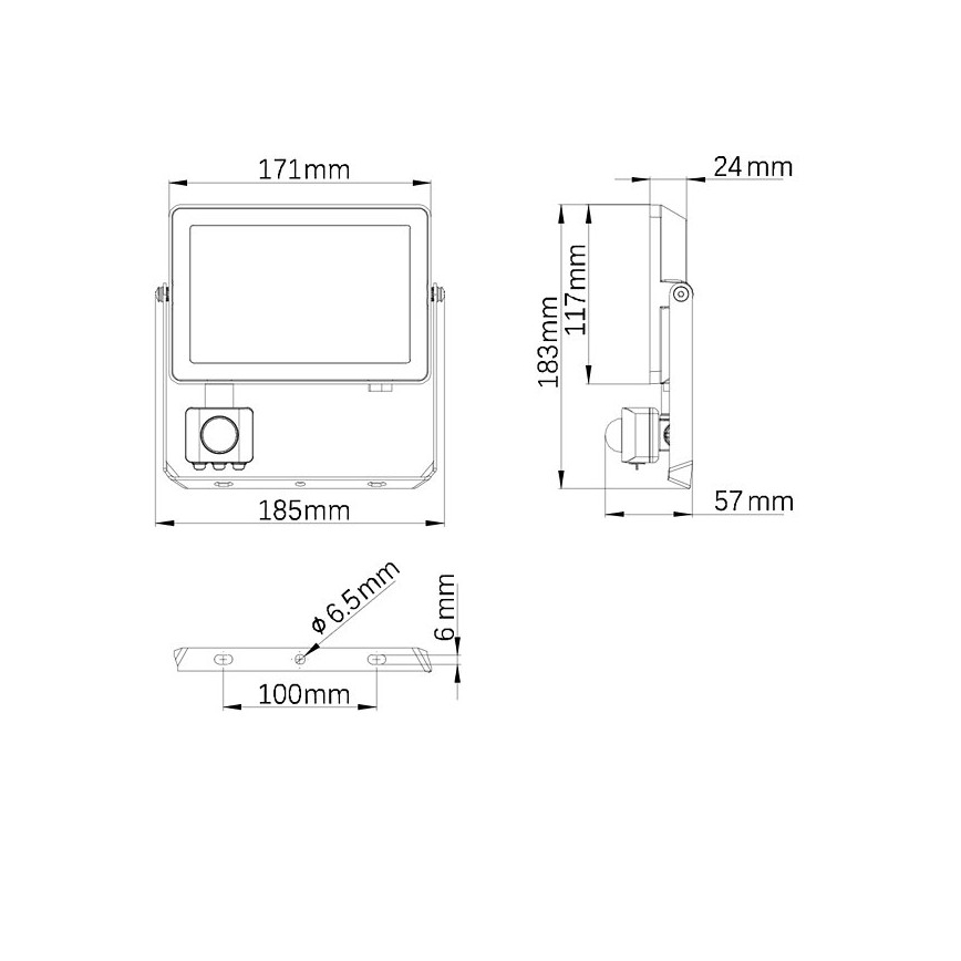 Philips – LED Lauko prožektorius su jutikliu PROJECTLINE LED/30W/230V IP65 3000K
