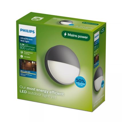 Philips - LED lauko sieninis šviestuvas CAPRICORN LED/4,3W/230V IP44