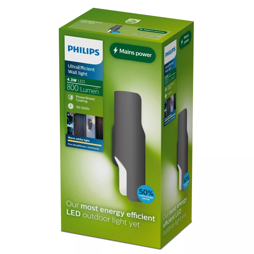 Philips - LED lauko sieninis šviestuvas FIRA LED/4,3W/230V 2700K IP44