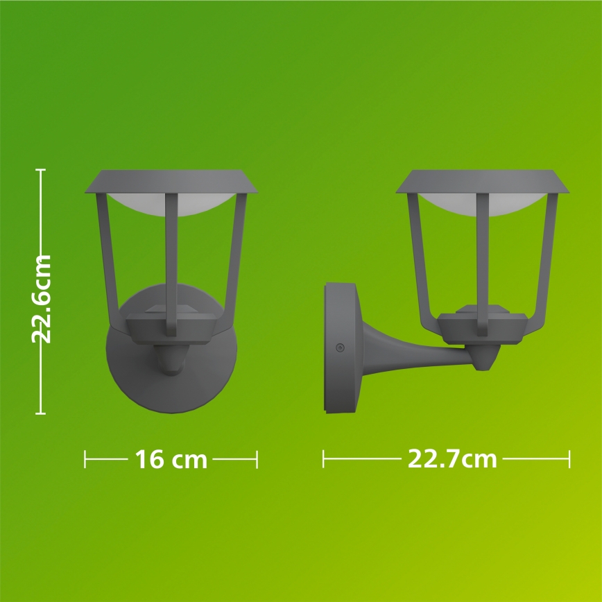 Philips - LED lauko sieninis šviestuvas NUVY LED/4,3W/230V 2700K IP44