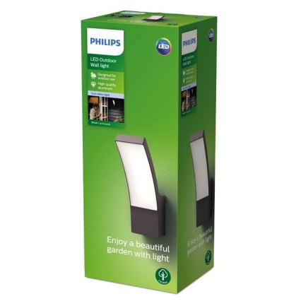 Philips - LED Lauko sieninis šviestuvas LED/12W/230V 4000K IP44