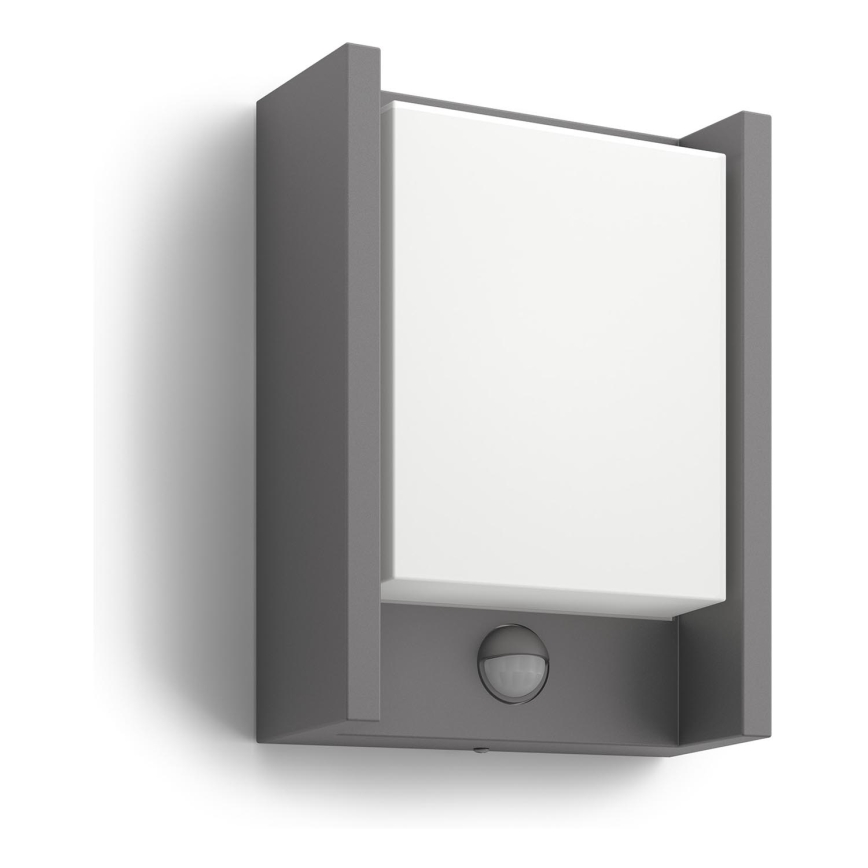 Philips - LED Lauko sieninis šviestuvas su jutikliu LED/6W 2700K IP44