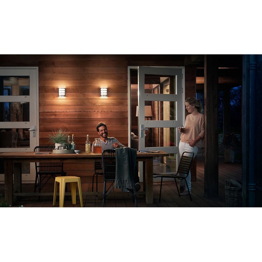 Philips - LED Lauko sieninis šviestuvas su jutikliu PYTHON LED/3,8W/230V IP44