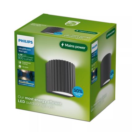 Philips - LED lauko sieninis šviestuvas ZYRA LED/4,3W/230V 2700K IP44