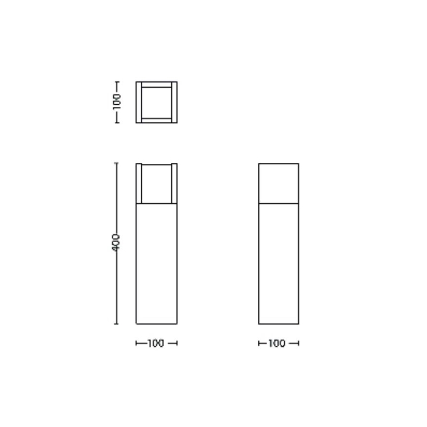 Philips - LED lauko šviestuvas ARBOUR LED/3,8W/230V 40 cm 2700K IP44