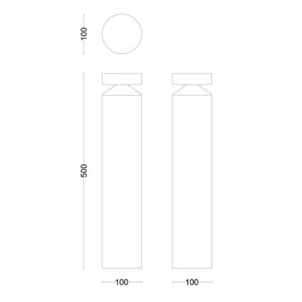 Philips - LED lauko šviestuvas LAVEN LED/6W/230V 2700K IP44