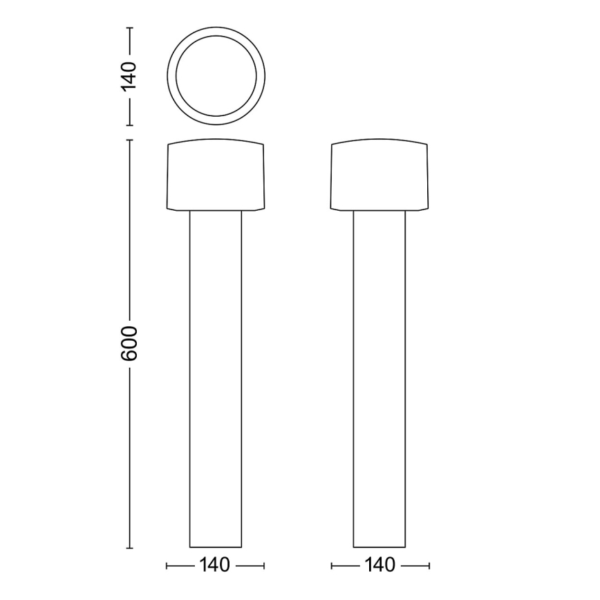 Philips - LED lauko šviestuvas OTIS LED/4,3W/230V 2700K IP44