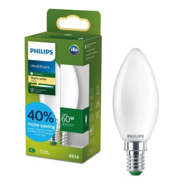 Philips LED lemputė ULTRAEFFICIENT B35 E14/3,8W/230V 2700K