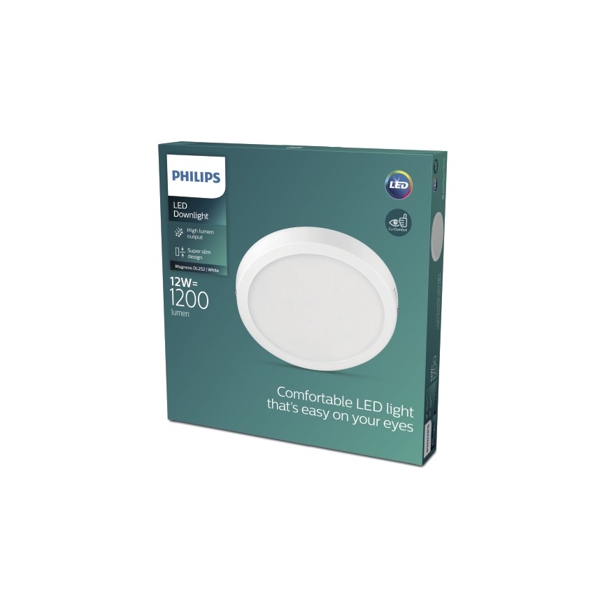 Philips - LED Lubinis šviestuvas LED/12W/230V 2700K baltas