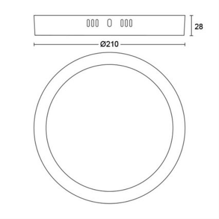 Philips - LED Lubinis šviestuvas LED/12W/230V 2700K baltas