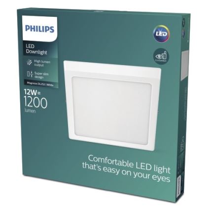 Philips - LED Lubinis šviestuvas LED/12W/230V 2700K baltas