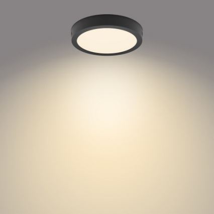 Philips - LED Lubinis šviestuvas LED/12W/230V 2700K juodas