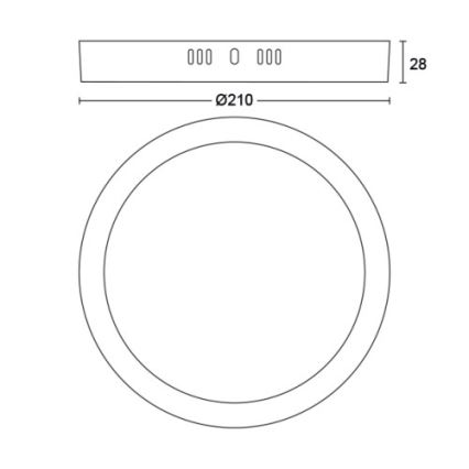 Philips - LED Lubinis šviestuvas LED/12W/230V 2700K juodas