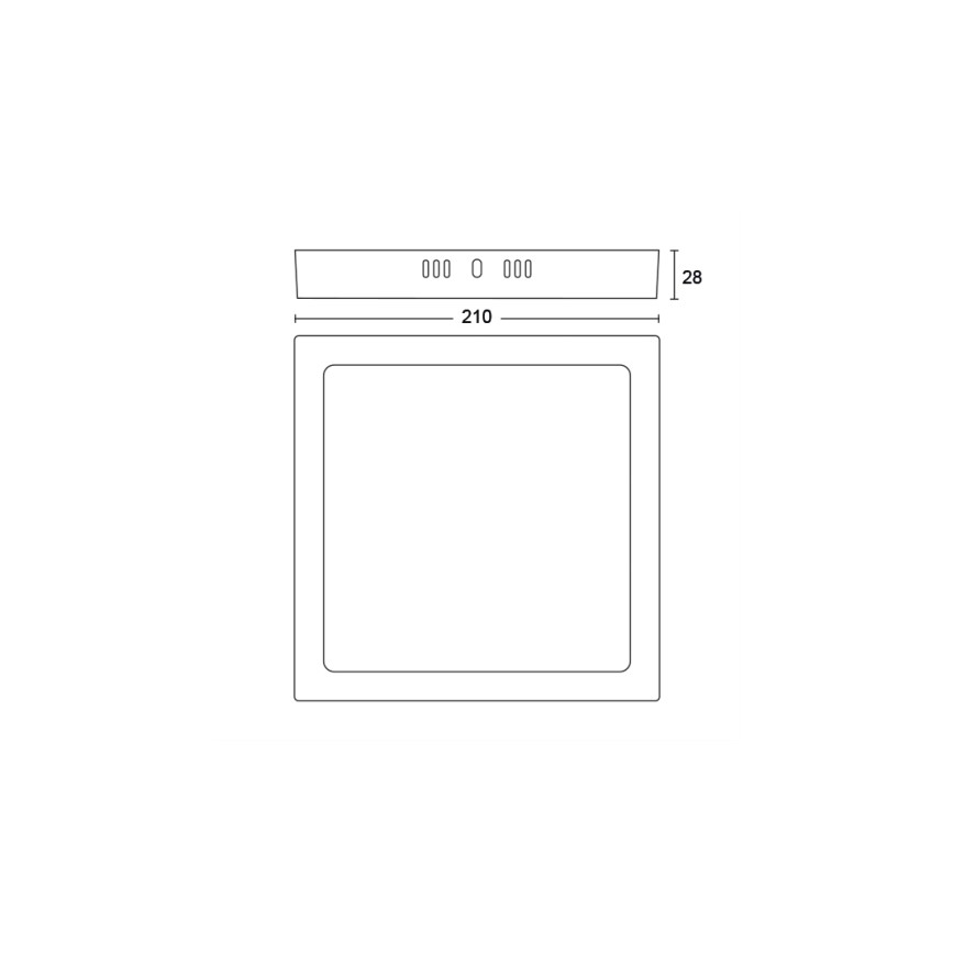 Philips - LED Lubinis šviestuvas LED/12W/230V 2700K black