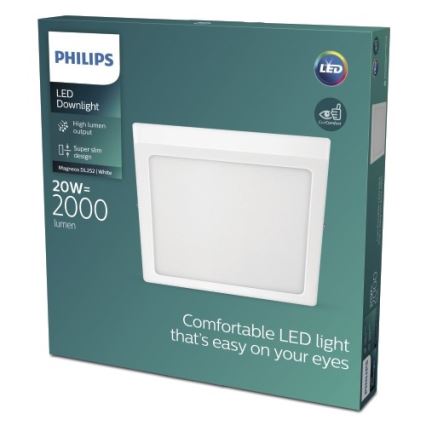 Philips - LED Lubinis šviestuvas LED/20W/230V 2700K baltas