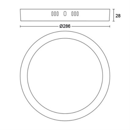Philips - LED Lubinis šviestuvas LED/20W/230V 2700K juodas