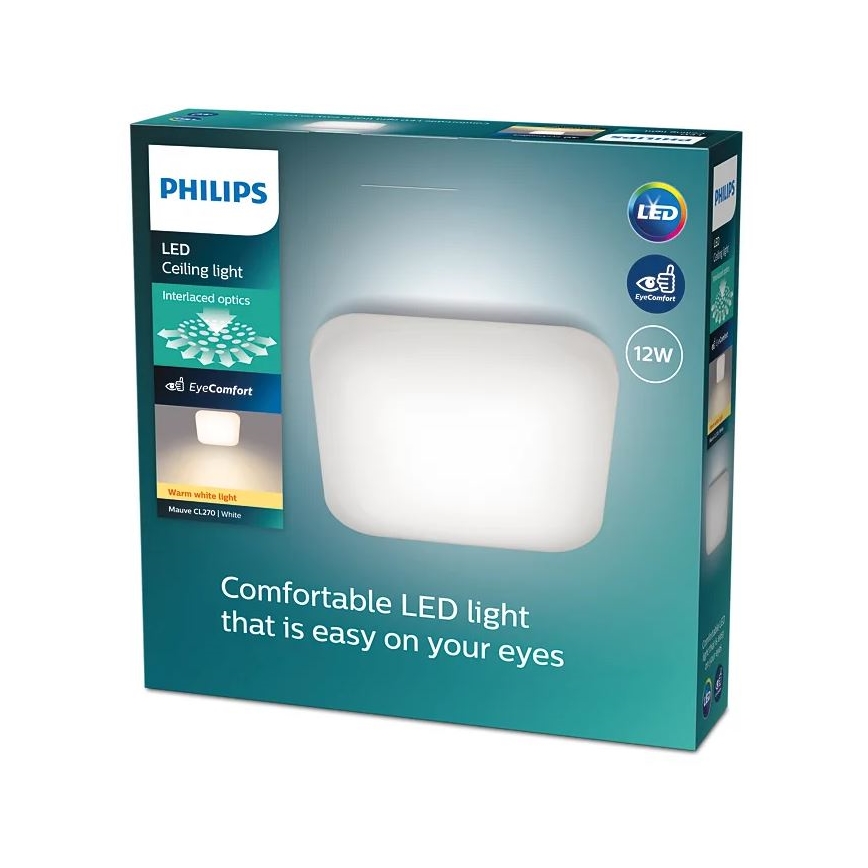 Philips - LED lubinis šviestuvas LED/12W/230V 2700K