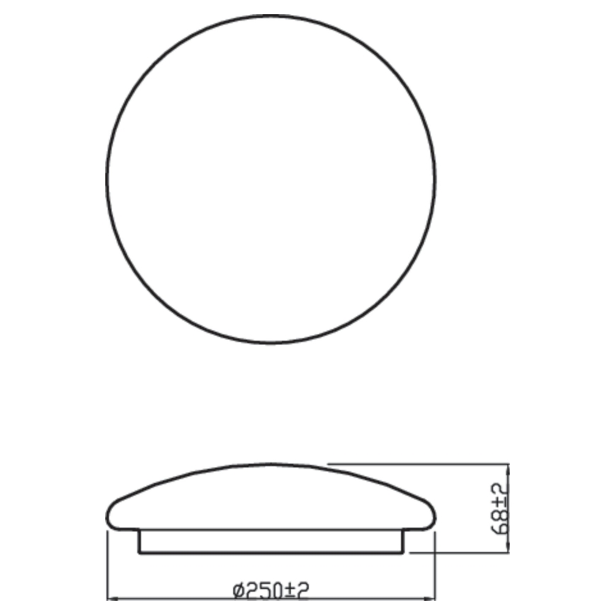 Philips - LED lubinis šviestuvas MOIRE CL200 LED/10W/230V