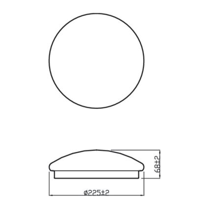 Philips - LED Lubinis šviestuvas MOIRE CL200 LED/6W/230V