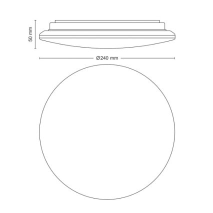 Philips - LED lubinis šviestuvas MOIRE LED/10W/230V 2700K skersmuo 24 cm