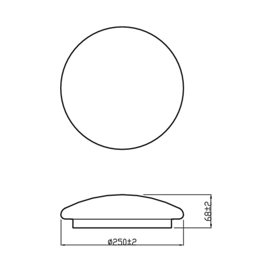 Philips – LED Lubinis šviestuvas MOIRE LED/10W/230V