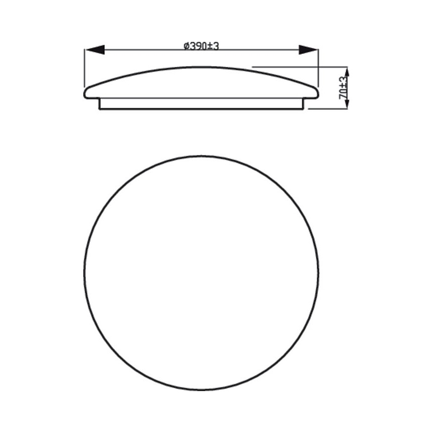 Philips - LED Lubinis šviestuvas LED/20W/230V 4000K
