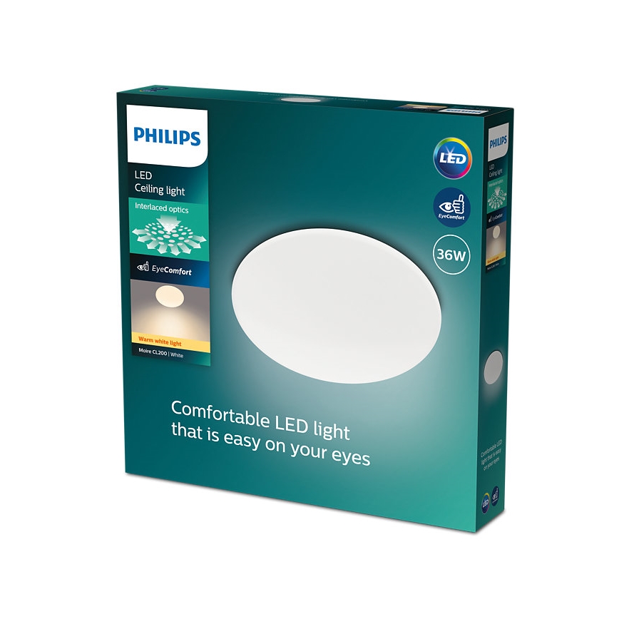Philips - LED Lubinis šviestuvas MOIRE LED/36W/230V 2700K