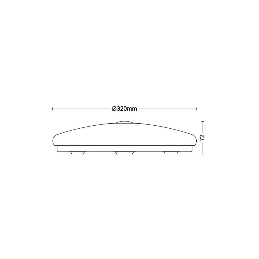 Philips - LED lubinis šviestuvas su jutikliu LED/16W/230V 4000K