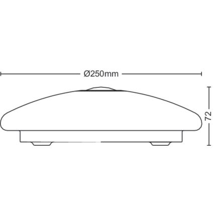 Philips - LED Lubinis  šviestuvas su jutikliu MAUVE LED/6W/230V 4000K