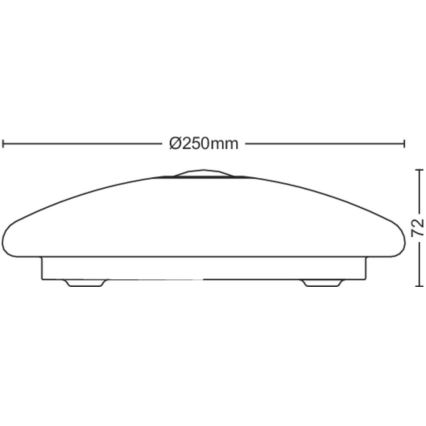 Philips – LED Lubinis šviestuvas su jutikliu MAUVE LED/6W/230V