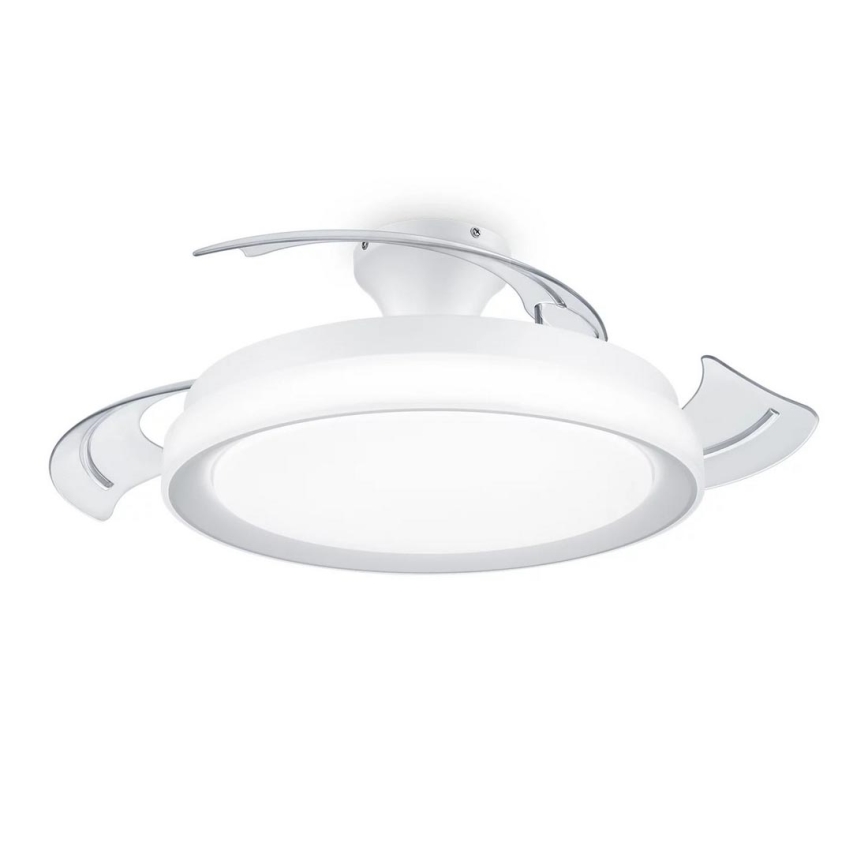 Philips - LED lubinis šviestuvas su ventiliatoriumi BLISS LED/35W/230V 5500/4000/2700K balta + nuotolinio valdymo pultas