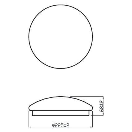 Philips - LED Lubų šviestuvas MOIRE LED/6W/230V