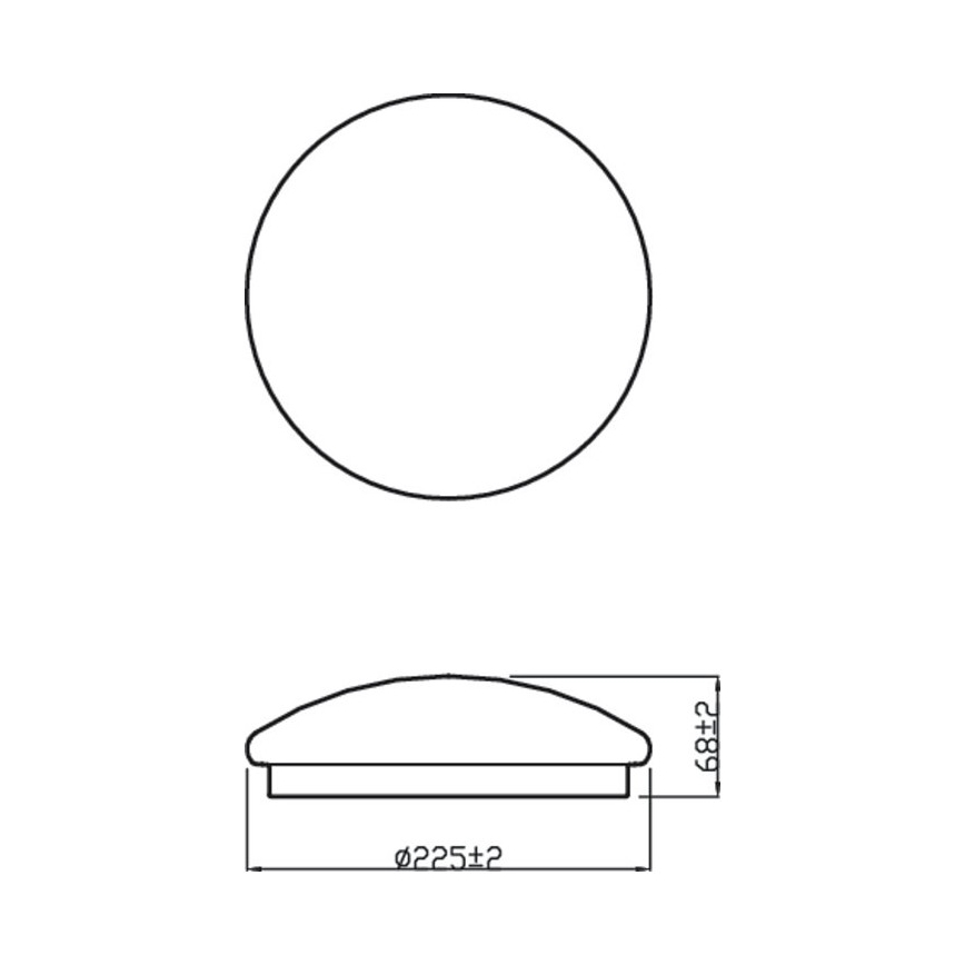 Philips - LED Lubų šviestuvas MOIRE LED/6W/230V