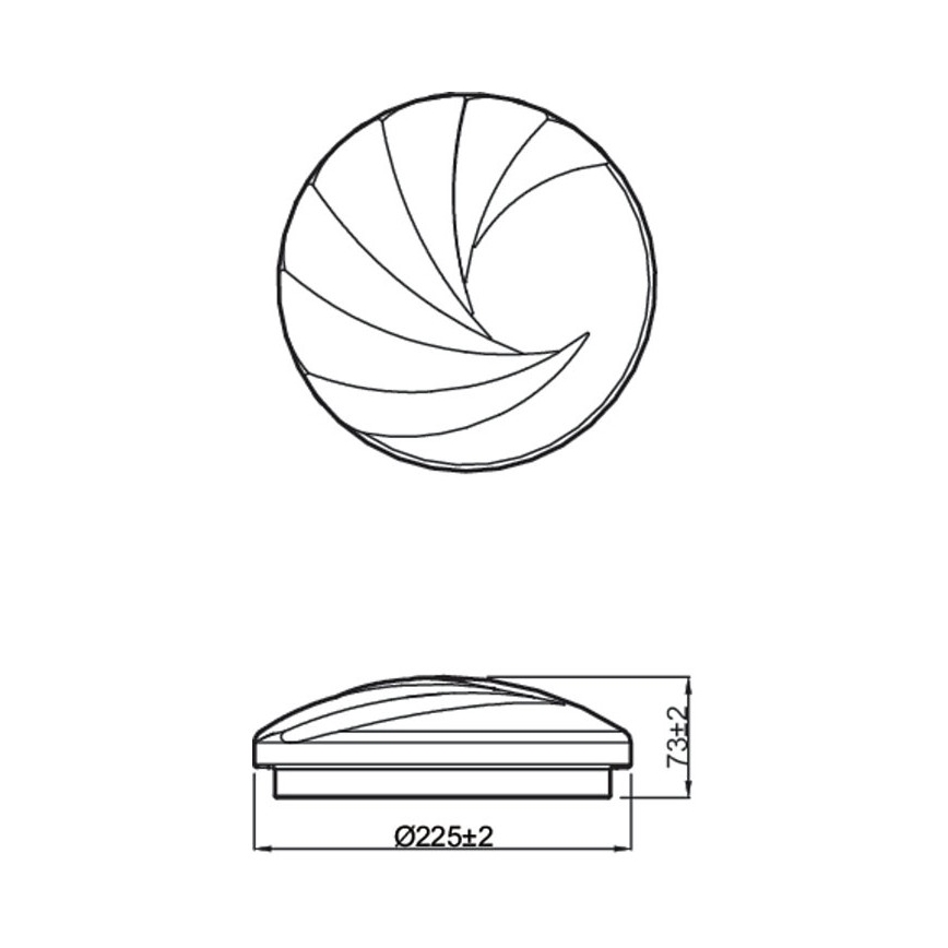 Philips - LED Lubų šviestuvas SHORE LED/6W/230V