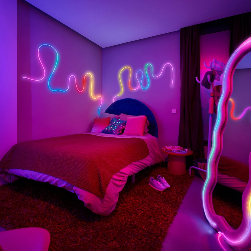 Philips - Dimeriuojama LED RGBIC juosta SMART NEON FLEX 10m LED/45W/230V 2700-6500K Wi-Fi