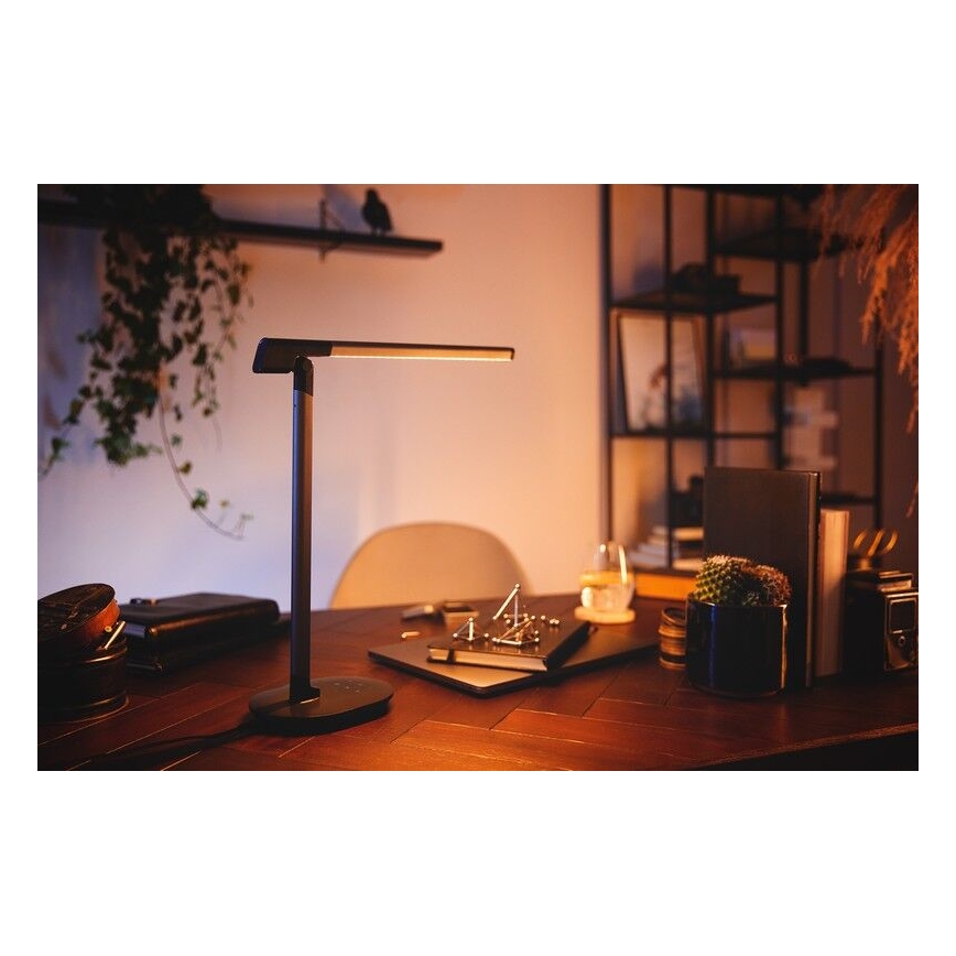 Philips-LED Pritemdoma jutiklinė stalinė lempa SWORD LED/12W/230V 2700/4000/6500K