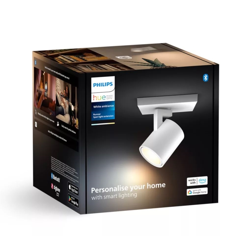 Philips - LED pritemdomas akcentinis apšvietimas Hue RUNNER 1xGU10/4,2W/230V 2200-6500K balta
