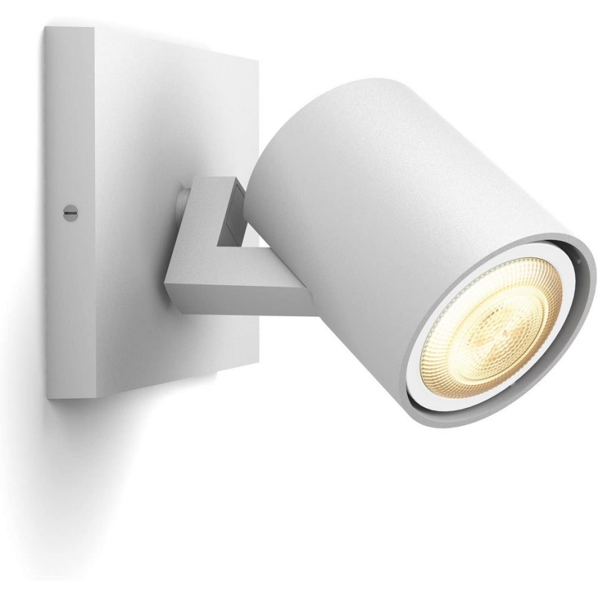Philips - LED pritemdomas akcentinis apšvietimas Hue RUNNER 1xGU10/4,2W/230V 2200-6500K + nuotolinio valdymo pultas balta