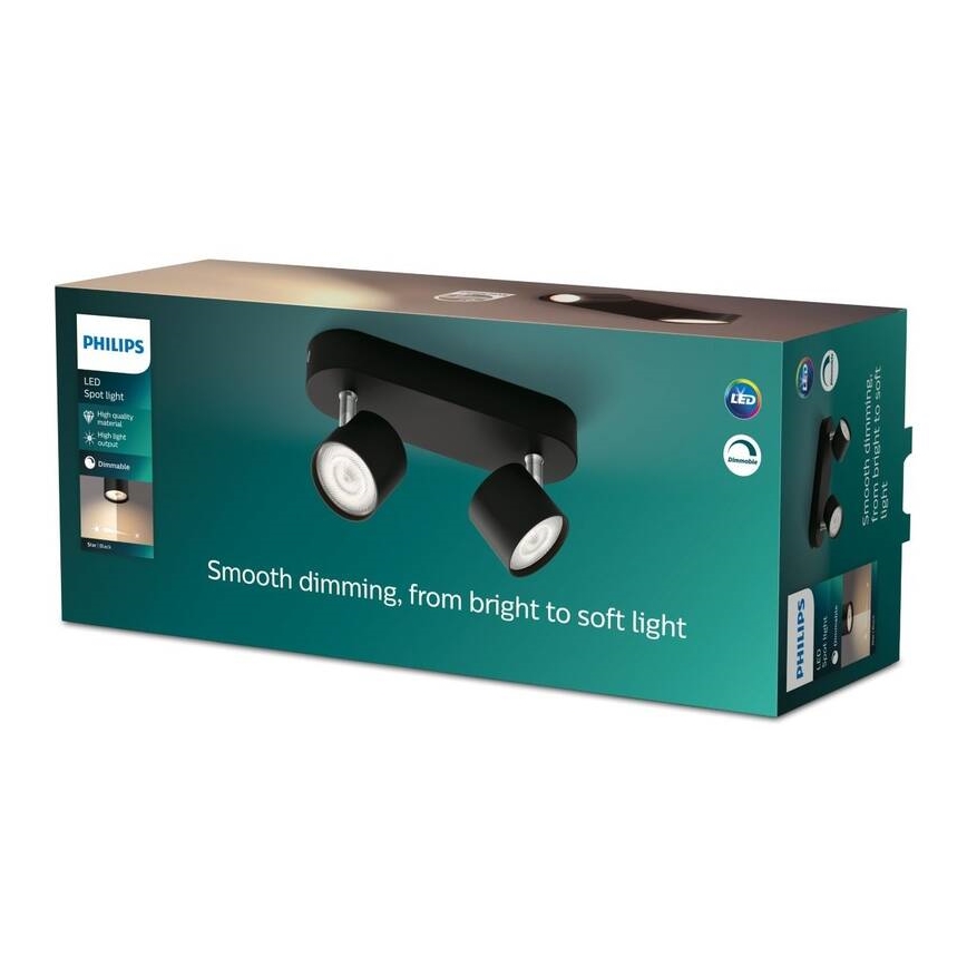 Philips - LED pritemdomas akcentinis apšvietimas 2xLED/4,5W/230V