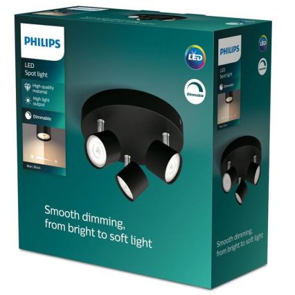 Philips - LED pritemdomas akcentinis apšvietimas 3xLED/4,5W/230V