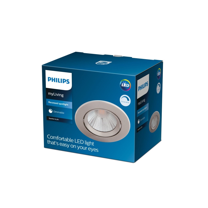 Philips - LED pritemdomas įleidžiamas lubinis šviestuvas SPARKLE LED/5,5W/230V