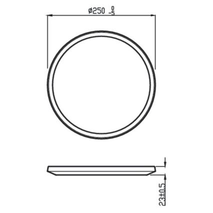 Philips - LED pritemdomas lauko šviestutvas SUPERSLIM SCENE SWITCH LED/15W/230V IP54 juoda