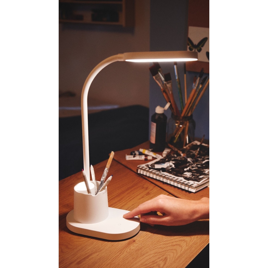 Philips - LED pritemdomas, liečiamas stalinis šviestuvas BUCKET LED/7W/5V 1800 mAh 3000/4000/5700K CRI 90