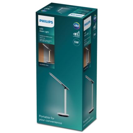 Philips - LED pritemdomas, liečiamas stalinis šviestuvas ROCK LED/5W/5V 1800 mAh