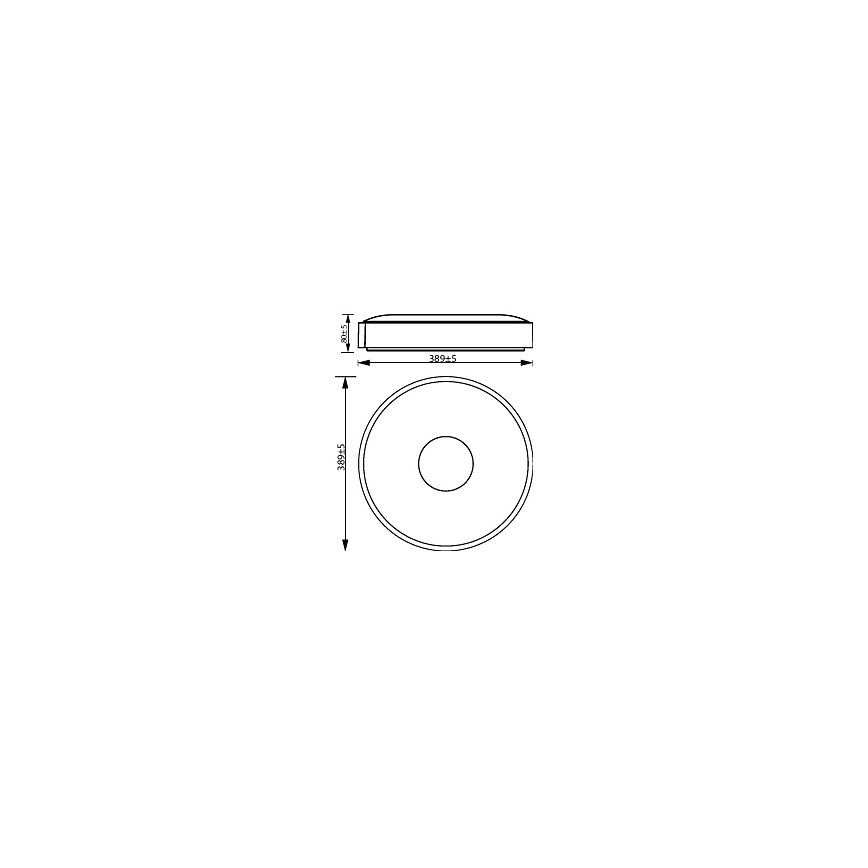 Philips - LED Pritemdomas lubinis šviestuvas COINER SCENE SWITCH LED/24W/230V 2700K balta