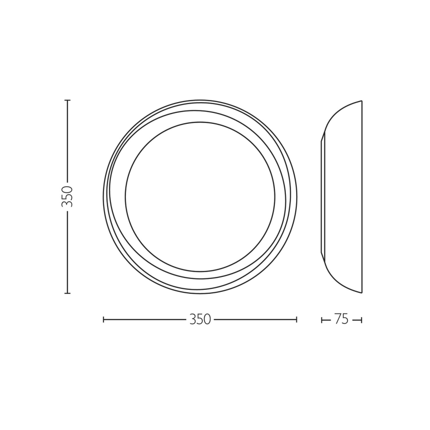 Philips - LED Pritemdomas lubinis šviestuvas FLETA SCENE SWITCH LED/10W/230V 4000K permatoma