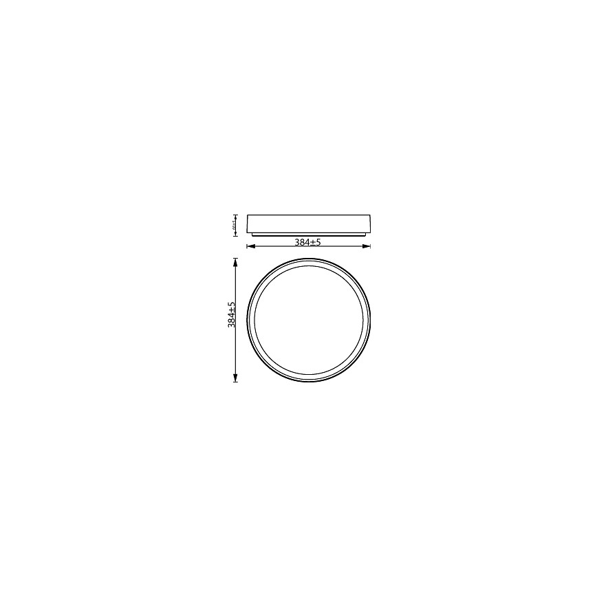 Philips - LED Pritemdomas lubinis šviestuvas HANNO LED/24W/230V 2700K juoda