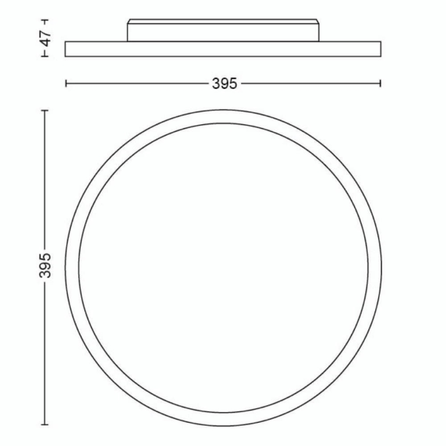Philips - LED Pritemdomas lubinis šviestuvas Hue LED/19W/230V 2200-6500K + nuotolinio valdymo pultas